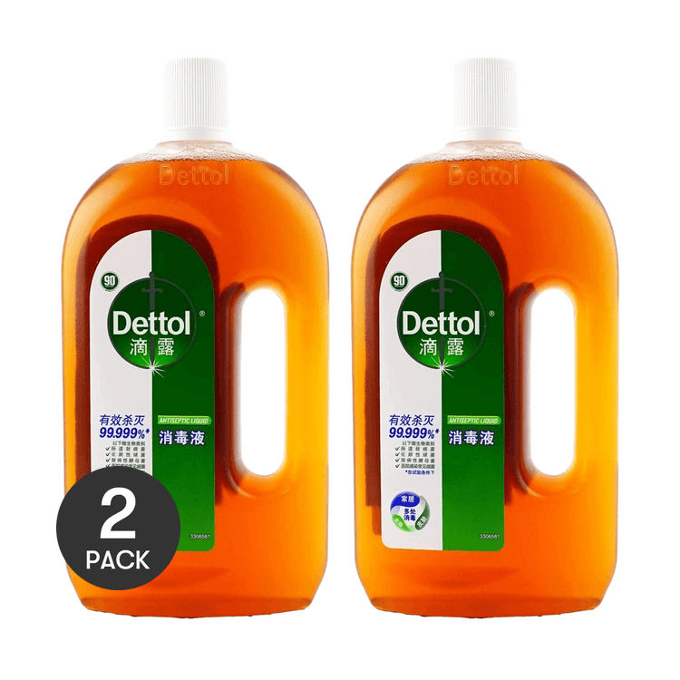 滴露DETTOL滴露居家溫和不刺激殺菌消毒液多功能洗衣室內除蟎750ml 中國