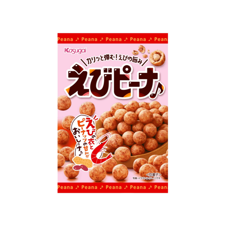 春日井製菓 春日井S 生エビピーナッツ 89g - Yami