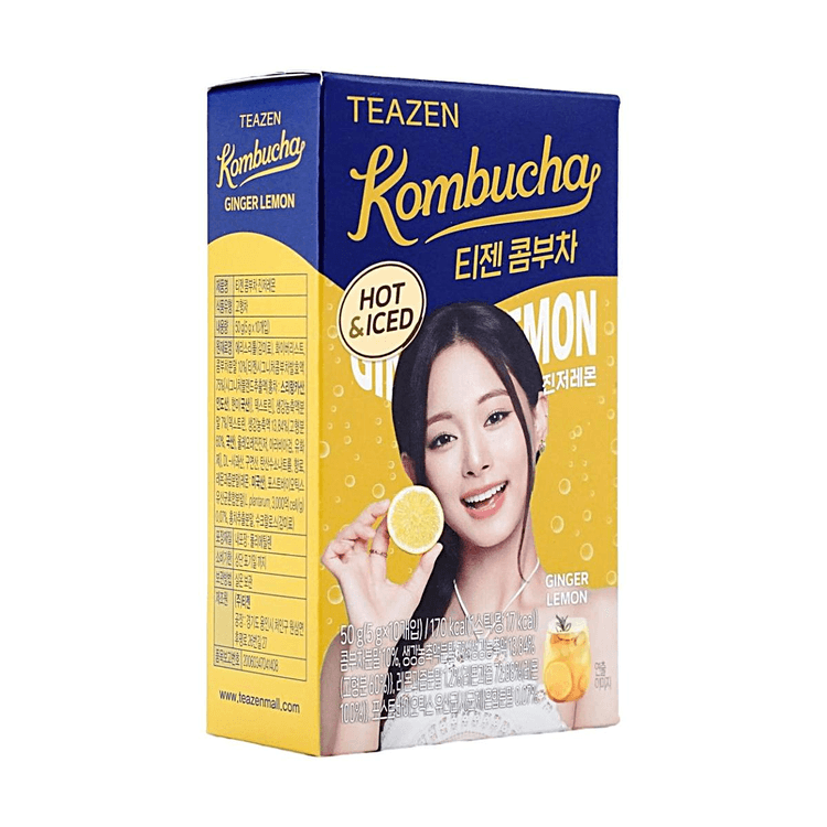 Teazen 【BTS Favorite】Hot Ginger Lemon Kombucha Drink Mix