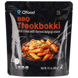 BBQ Tteokbokki - Rice Cakes with Korean Bulgogi Sauce, 9.1oz