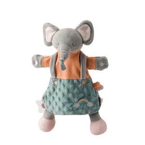 【中国直邮】 嫚熙 安抚手偶小象爱德华 30*26cm*1个