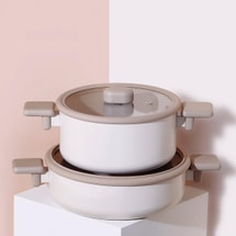 슈슈 캐서롤, 더블 핸들 스톡팟, 8인치