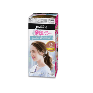 Blaune Pure Phyto Foam Hair Dye Covers Gray Hair #2N