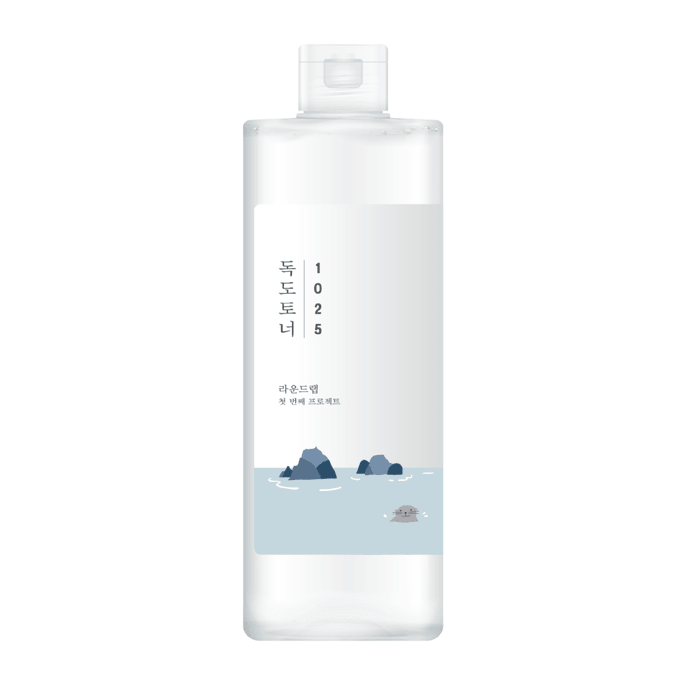 【韩国直邮】 韩国 ROUND LAB柔恩莱 1025独岛化妆水爽肤水 补水保湿清爽 适合湿敷 500ml