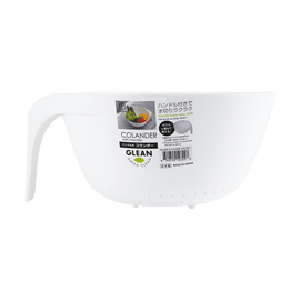 日本KOKUBO小久保 带手柄沥水篮 白色 260x230x115mm