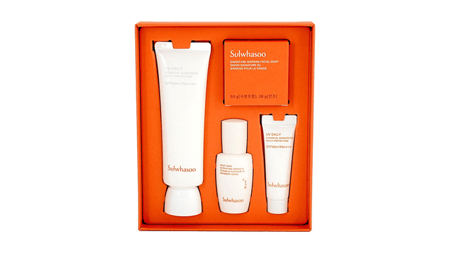 SULWHASOO UV Daily Essential Sunscreen Set SPF50+ PA++++ 50ml+10ml