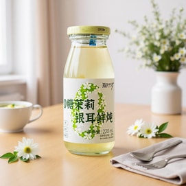 猫千岁 0糖茉莉花银耳羹 220ml【茉香沁银耳 清润0负担】