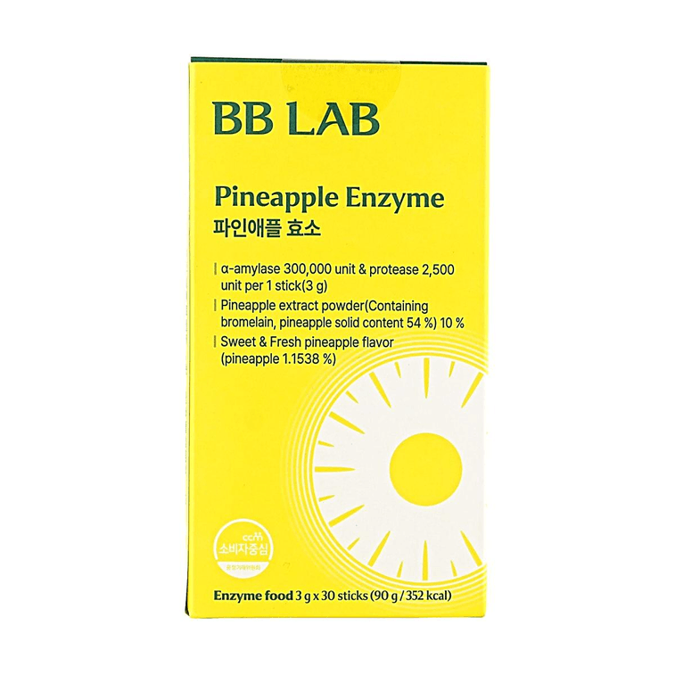 Pineapple Enzyme Powder (Alpha-Amylase & Protease), 30 Sticks, 3.17 oz 3