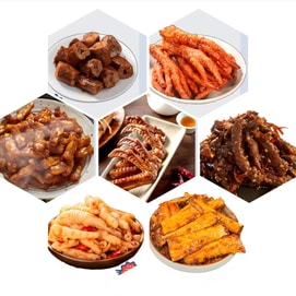 美国 好会吃 无辣不欢肉类组合7件套 柠檬无骨鸡爪+冷吃牛肉+手撕牛板筋+黑鸭鸭脖+黑鸭鸭翅+虎皮鸡爪+老卤鸡脚筋