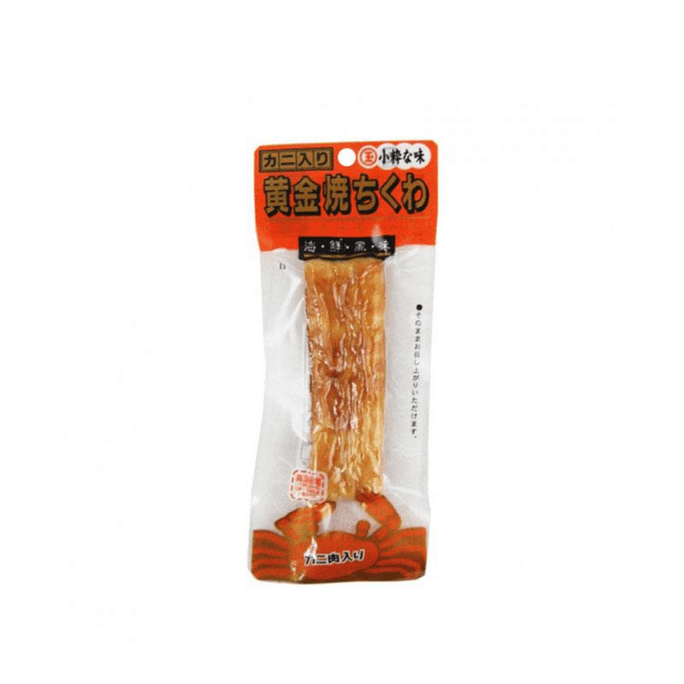 【日本直郵】丸玉水產 黃金竹輪燒 螃蟹味 1本入 40g