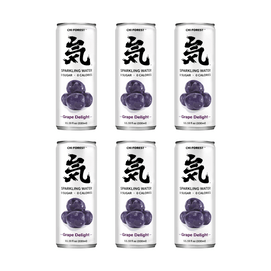 Grape Delight Soda Sparkling Water, 0 Sugar and 0 Calorie Bubbly Water【Value Pack】