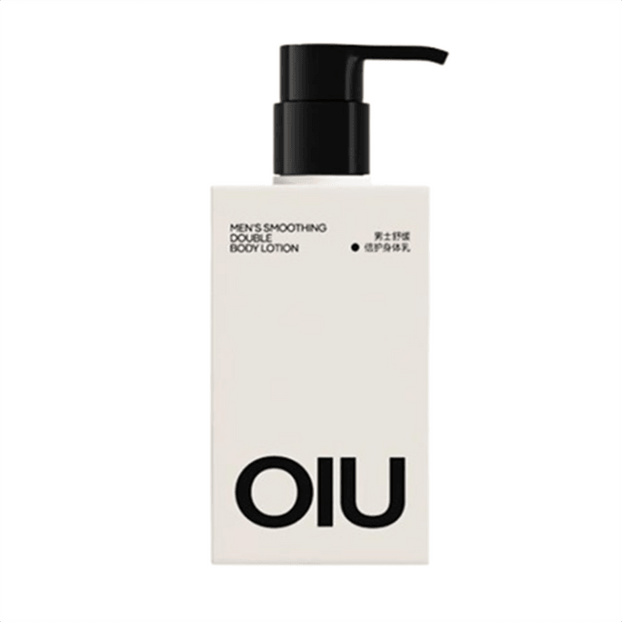 【中國直郵】 oiu 男士身體乳 清爽補水潤膚乳 保濕淡香全身潤護乾燥起皮滋潤 300g/瓶