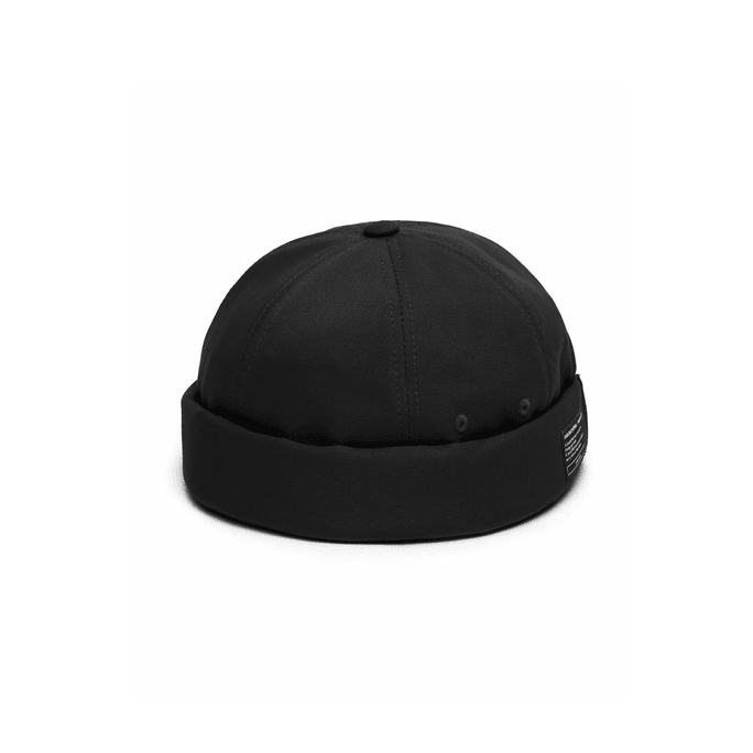 韩国 UNDERCONTROL 模具帽子,斜纹棉,黑色 One Size