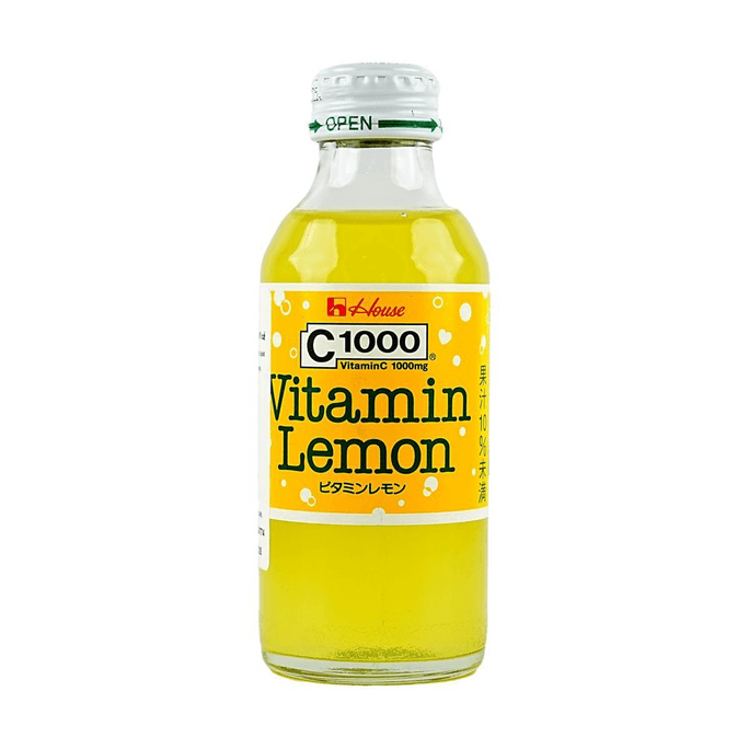Boisson gazeuse C1000 Vitamine Citron, 4,9 fl oz【Haute teneur en vitamine C et rafraîchissante】