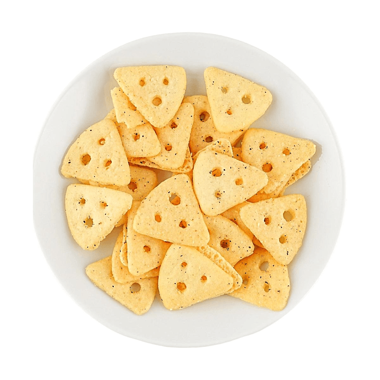 Cheeza 低糖質 黒胡椒 ダブルチーズ クラッカー 1.26 oz【トリプルチーズ 糖質25%オフ】 3