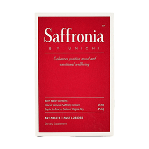 사프란 추출물 정제, 기분 개선, 스트레스 및 불안 완화, 수면 보조, 60정