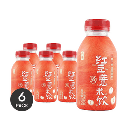 六养 红豆薏米水 谷物饮料 280g*6【6瓶装】【祛湿消肿利器】 | 亚米