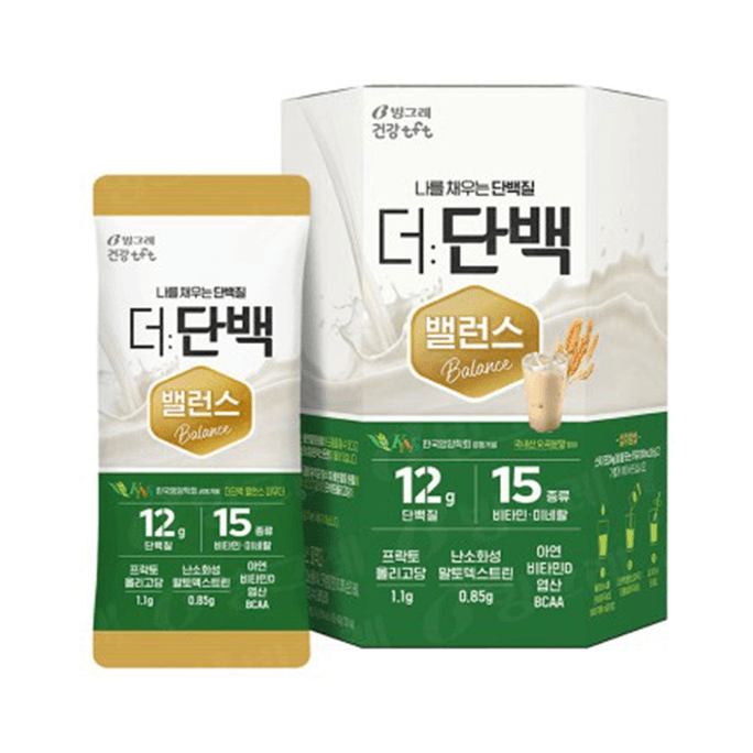 韩国BINGGRAE宾格瑞Protein Balance 蛋白质补充剂10p