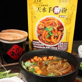 马克娅 天水手擀粉 348g【甘肃特产 清真食品】【手擀土豆粉 还原门店风味】