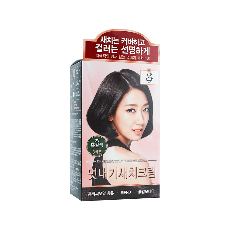 RYO Black-Brown Hair Dye #3N 120g | Yami