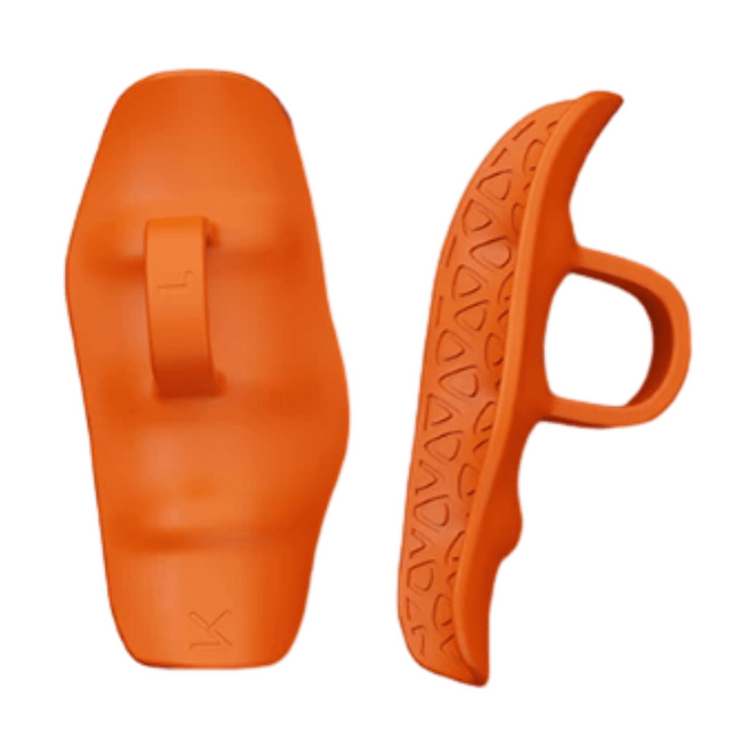 Silicone Palm Protector Orange 1 Pair—Non-Slip Grip
