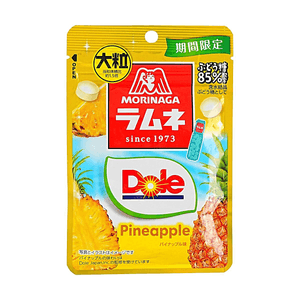 Large-Sized Ramune Candy Dole Pineapple Flavor 0.95oz【Limited Edition】【85% Glucose】【Large Size】