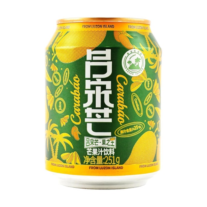 隱雪 呂宋芒芒果汁飲料 罐裝 251g【廣東風味】