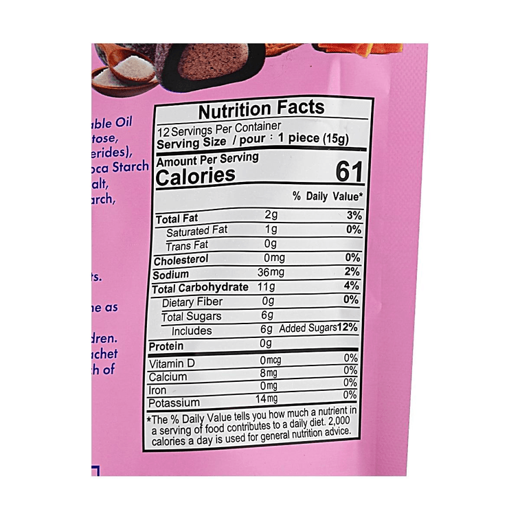 Salty Caramel Mochi 3.5oz【Lacto Vegetarian】【No Artificial Color or Flavor】 5