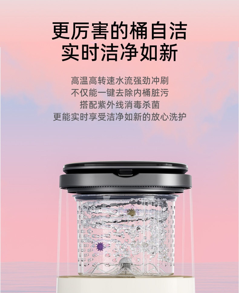 【中國直郵】 suanglng 110V伏內衣內褲洗衣機洗脫兩用小型家用衣物清洗機全自動 洗脫款 一台裝