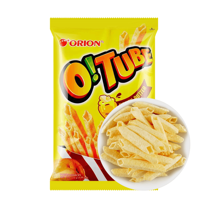 O!Tube Potato Chip Honey Butter Flavor 115g