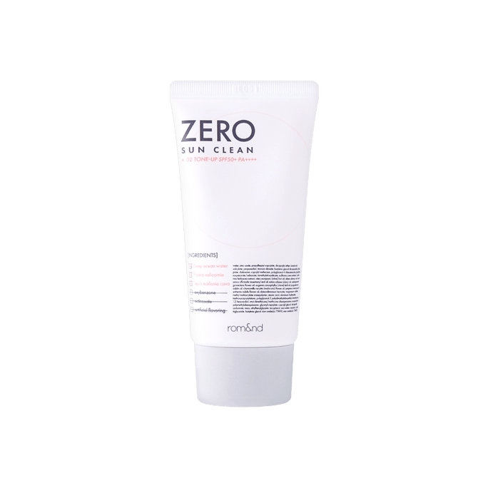 Zero Sun Clean Sunscreen SPF50+ PA++++ #02 Tone Up 50ml
