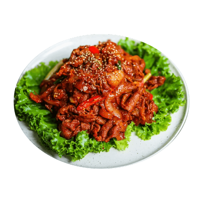 Spicy Marinated Pork Bulgogi Korean BBQ Fresh Frozen Meal 2lb
