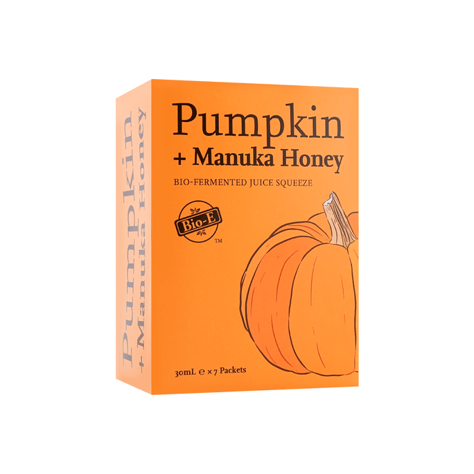 Pumpkin Squeeze - Pumpkin & Manuka Honey Probiotic Drink, 7 Packets* 1.01fl oz