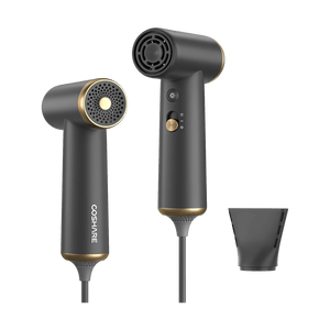 【Exclusive Launch on Yami】SuperMini 110000 RPM High-Speed Hair Dryer, Innovatively Palm-Sized, HP10, Gunmetal 