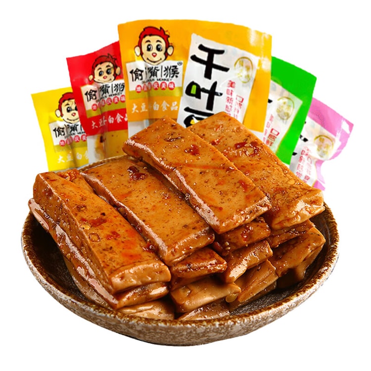 中国直送】舒峰雅祥豆嘴后重慶千葉干豆腐辛口スナック6種ミックス