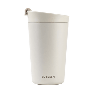 BUYDEEM北鼎 咖啡杯 随行杯车载杯子 保温杯保冷杯CD1012 燕麦白 340ml