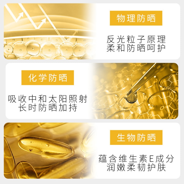 【中国直送】ジャワアイランド SPF50 日焼け止め フェイス＆ボディプロテクター UVカット 学生向け 40g 3