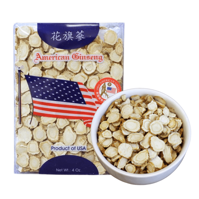 Royal Seafood USA Premium Semi-Wild American Ginseng 10 years Sliced 4oz/Box