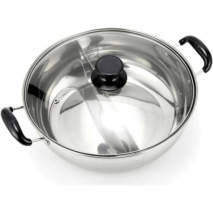 Stainless Divided Hot Pot 30Cm 