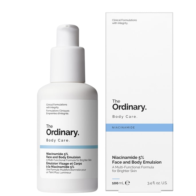 加拿大 The Ordinary 烟碱醯胺 5% 脸部及身体乳液 100ml