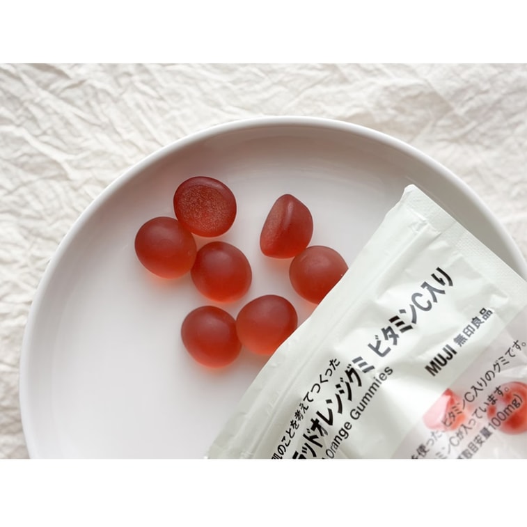 【日本直送】無印良品 ブラッドオレンジ風味グミ（61g）ビタミンC配合 スキンケア用 3