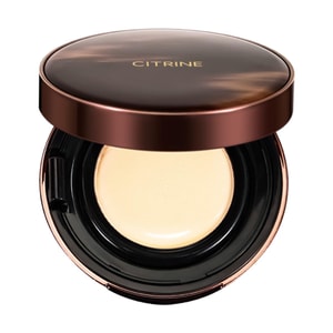 Citrine Light Immaculate Cushion Fundation, 0.42oz. #W01 Fluffy Cloud - 12HR Hybrid Skin | Lightweight Coverage & Natura