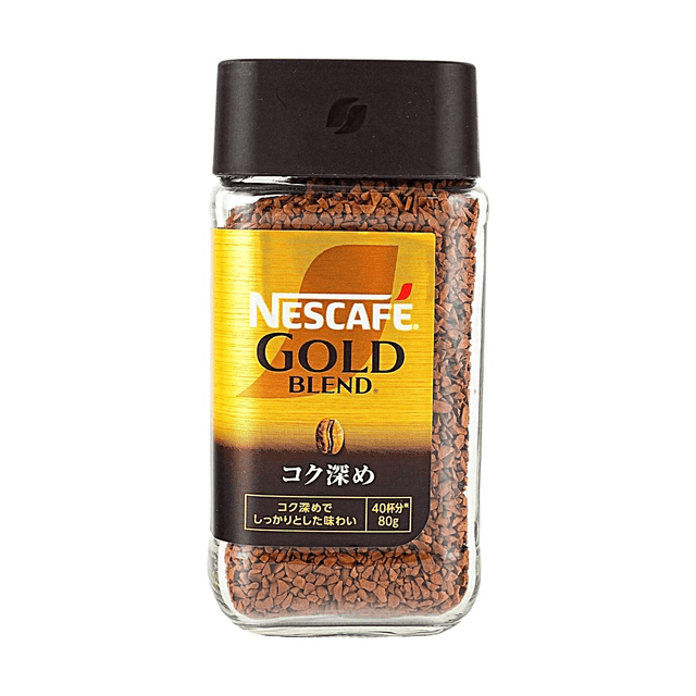 NESTLE Gold Blend Freeze-Dried Instant Coffee Rich Dark Roast 2.8