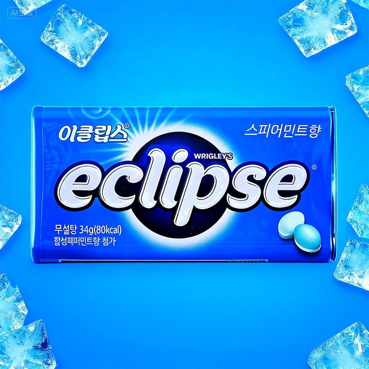 Eclipse Wrigley's Refreshing Sugar-Free Mint Candy Pepper Mint