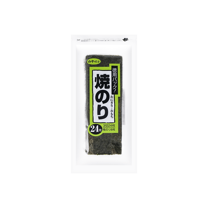 Dried Seaweed Yaki Nori Tokuyo 24pc 20g