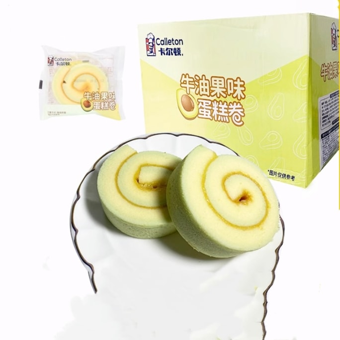 卡尔顿 牛油果味蛋糕卷55g*10枚