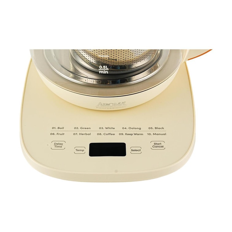 Multi-Function Digital Glass Tea Maker, 50.72 fl oz 6-Cup with 16 Heat Settings AWK-705 14