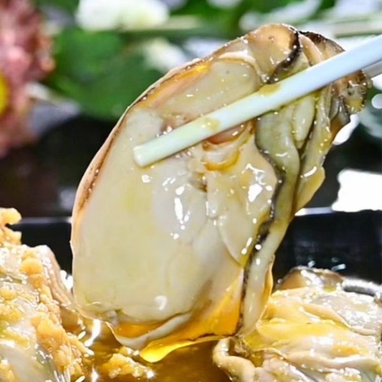 Fresh garlic oysters canned ready-to-eat 100g*1 can, seafood snack, popular online seafood delicacy 11