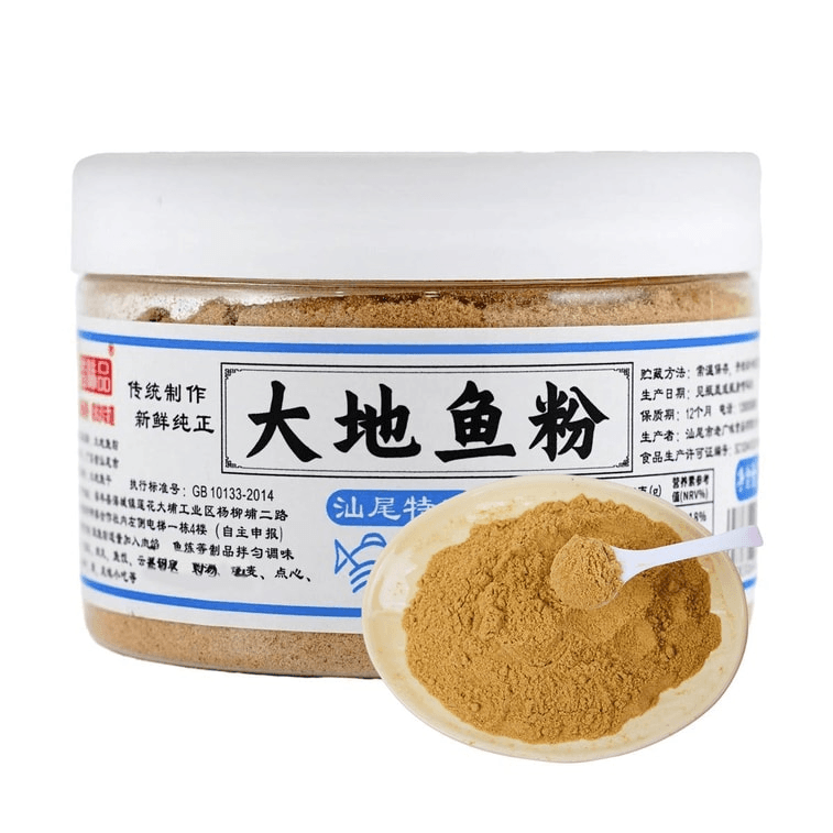 一吉味品 【深海魚乾調味粉】大地魚粉 虻魚秘製調味料 潮汕特產 50g*3罐【150g】 做香腸 雲吞麵調料粉 6