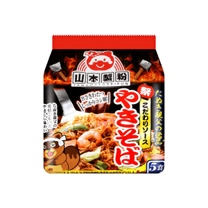日本山本制粉 方便面 香浓酱汁炒面 干拌拉面 5包 440g